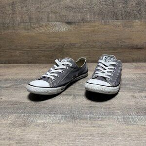 Converse Chuck Taylor All Star Grey Canvas Sneakers Women's Size 7